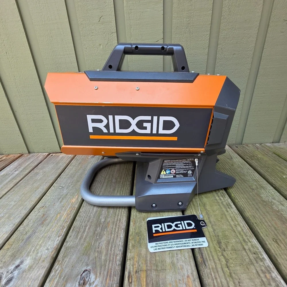 RIDGID Brushless 18V Hybrid Forced Air Propane Portable Heater R860424B